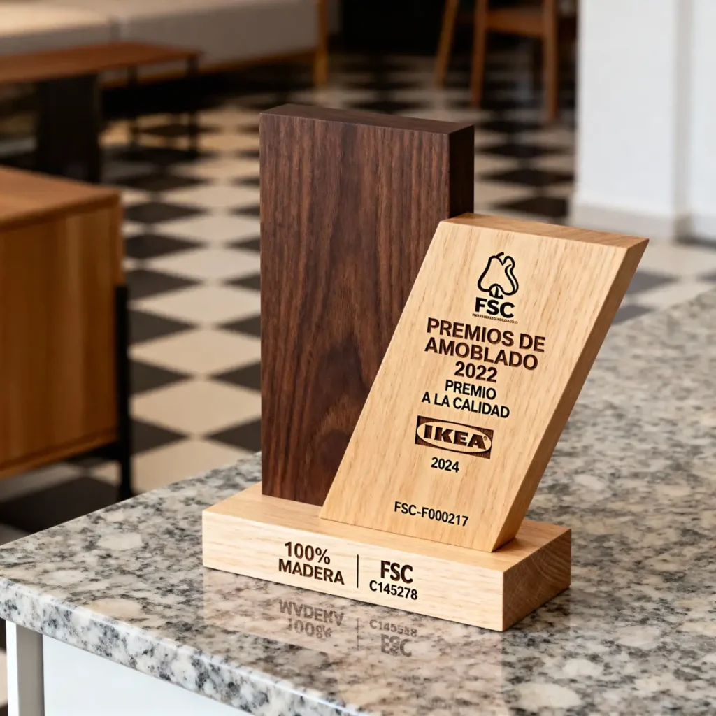 trofeo premios amoblado