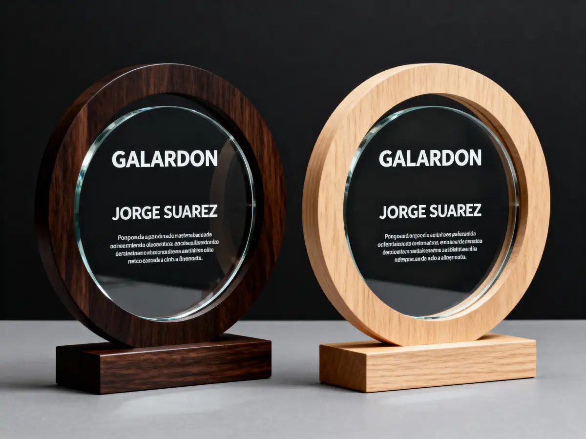 trofeo de madera