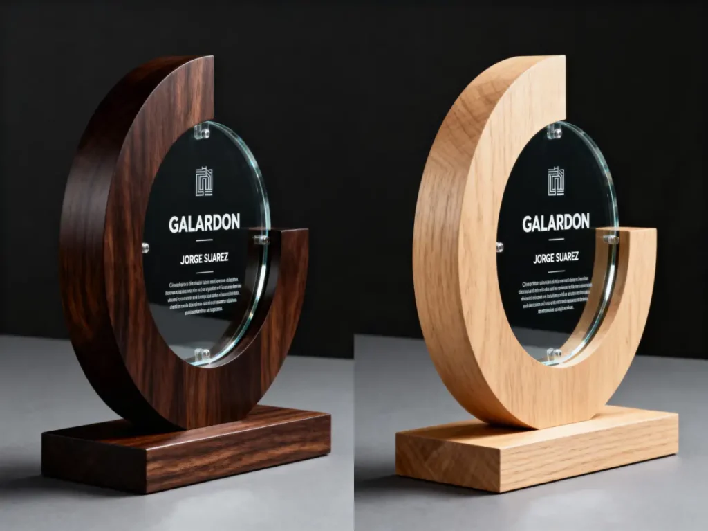Trofeos en Madera personalizados