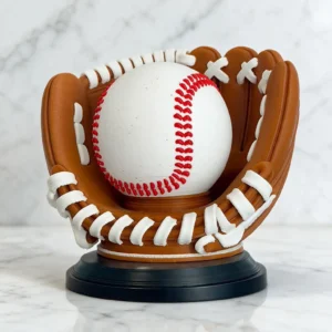 trofeo-3d-beisbol-con-guante-marron-y-pelota-blanca-sobre-base-redonda-negra